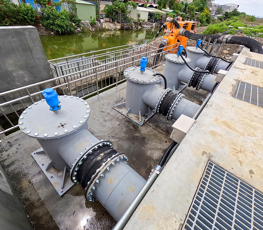 Flood Control Pumping Station Upgrade in Kaohsiung, Taiwan Flood Control Pumping Station Upgrade in Kaohsiung, Taiwan
